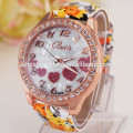 Heart to heart diamond big dial ladies watches